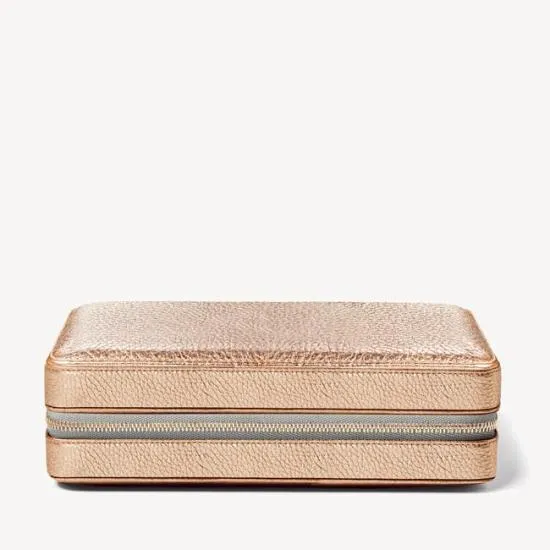 Large Travel Jewellery Case Champagne Pebble Women Aspinal Of London Jewellery Boxes Large Travel Jewellery Case Champagne Pebble Women Aspinal Of London Jewellery Boxes