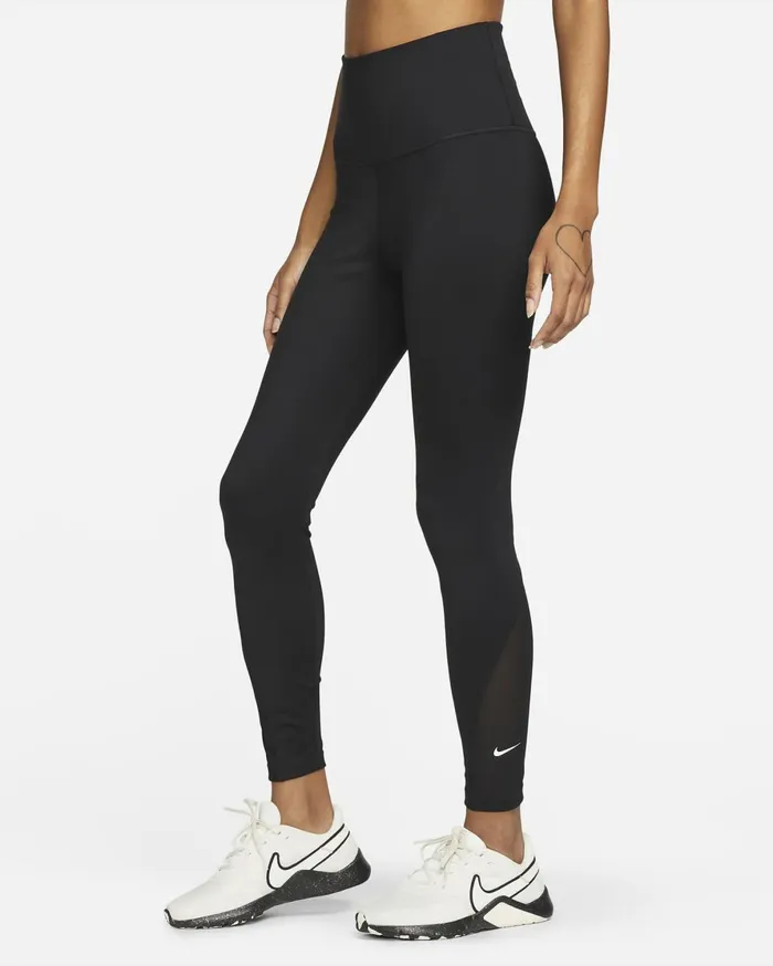 Leggings Women Nike One Blackwhite