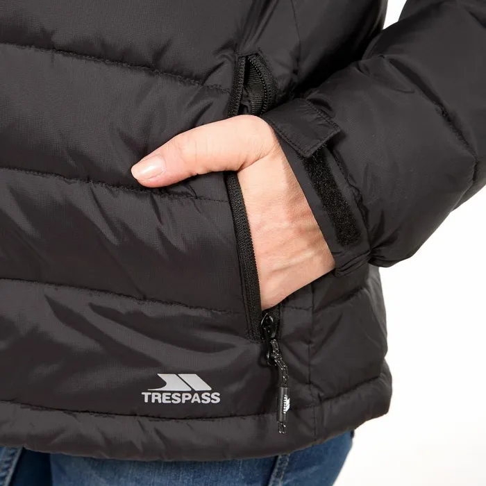 Letty Down Jacket Black Women Trespass Down Jackets