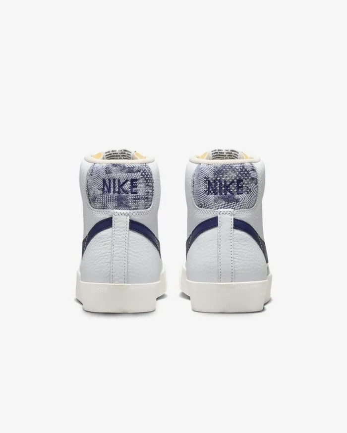 Lifestyle Men Nike Blazer Mid 03977 Whitesailgym Redmidnight Navy