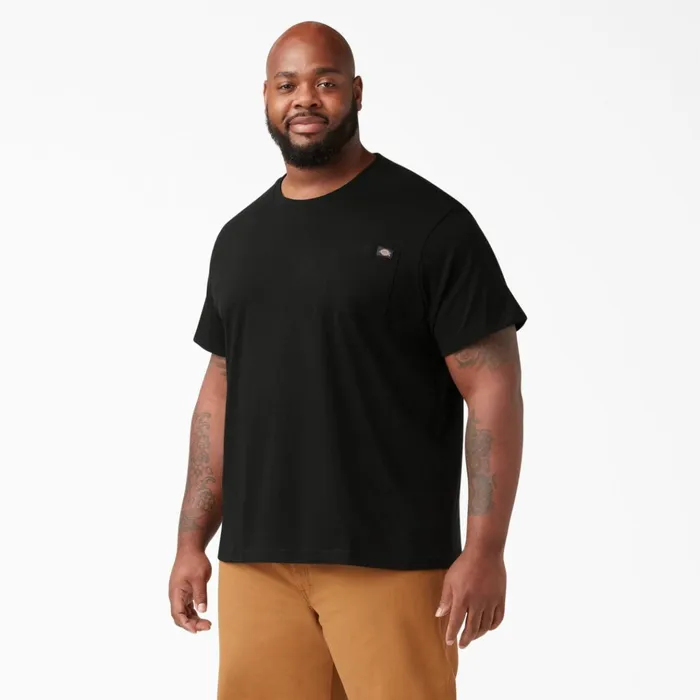 Lightweight Short Sleeve Pocket TShirt Black Black bk Men Dickies Work Shirts Lightweight Short Sleeve Pocket TShirt Black Black bk Men Dickies Work Shirts
