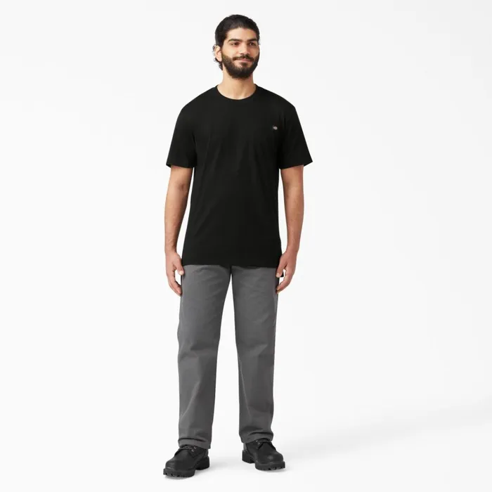 Lightweight Short Sleeve Pocket TShirt Black Black bk Men Dickies Work Shirts Lightweight Short Sleeve Pocket TShirt Black Black bk Men Dickies Work Shirts