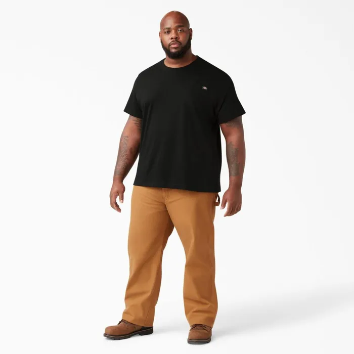 Lightweight Short Sleeve Pocket TShirt Black Black bk Men Dickies Work Shirts Lightweight Short Sleeve Pocket TShirt Black Black bk Men Dickies Work Shirts