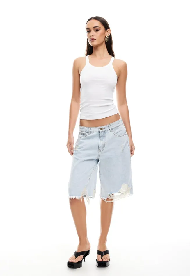 Lioness Fashion BANKS JORT Light Denim Women Denim Lioness Fashion BANKS JORT Light Denim Women Denim