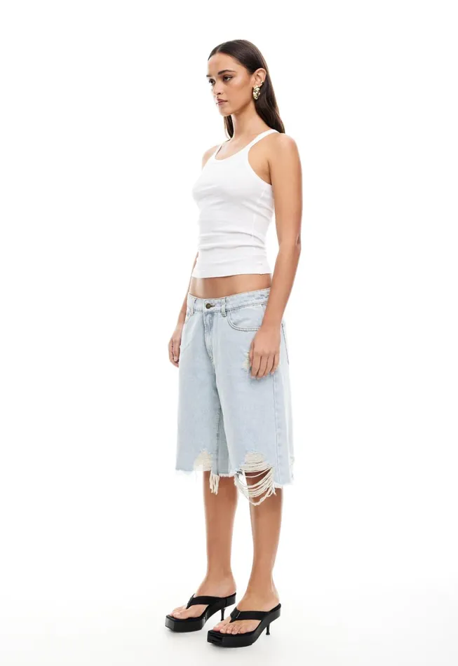 Lioness Fashion BANKS JORT Light Denim Women Denim Lioness Fashion BANKS JORT Light Denim Women Denim