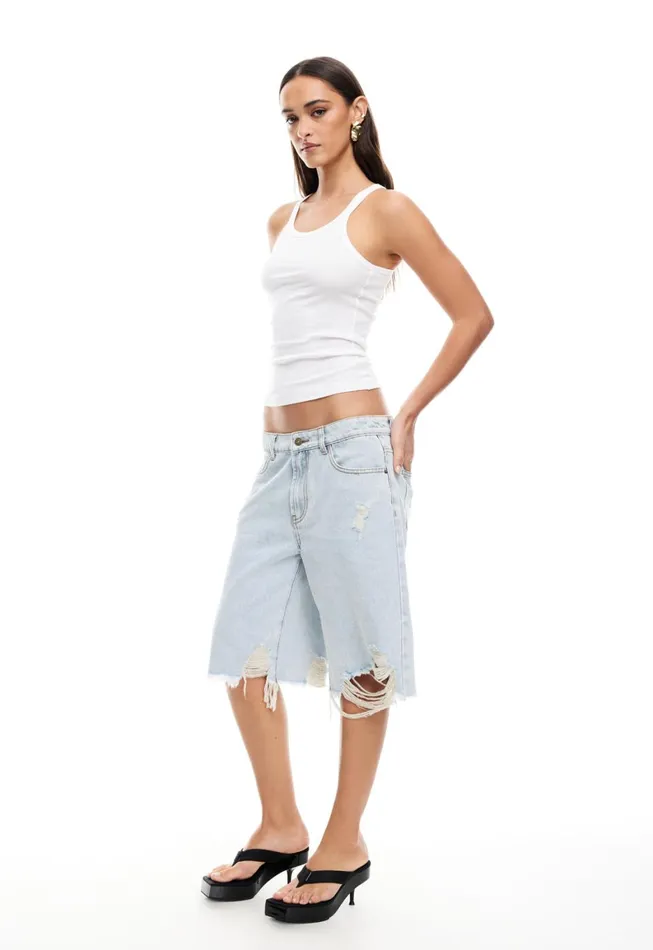 Lioness Fashion BANKS JORT Light Denim Women Denim Lioness Fashion BANKS JORT Light Denim Women Denim