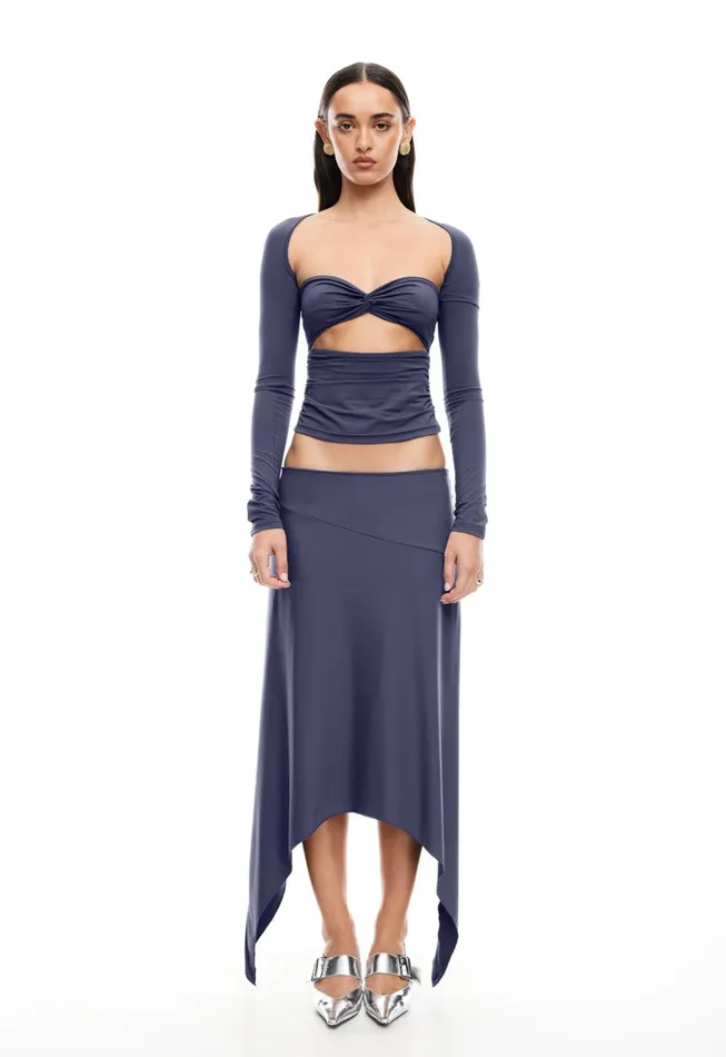 Lioness Fashion CHERIE MIDI SKIRT Mineral Women Skirts