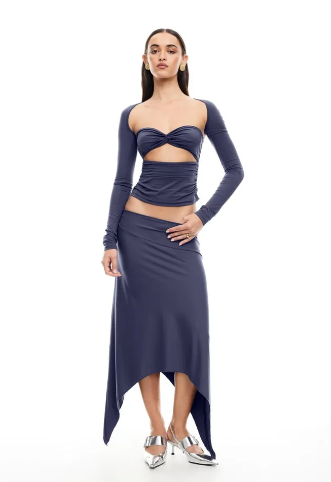 Lioness Fashion CHERIE MIDI SKIRT Mineral Women Skirts