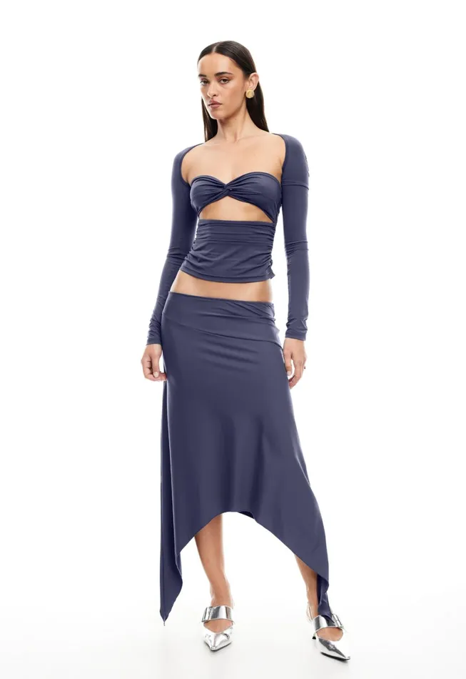 Lioness Fashion CHERIE MIDI SKIRT Mineral Women Skirts
