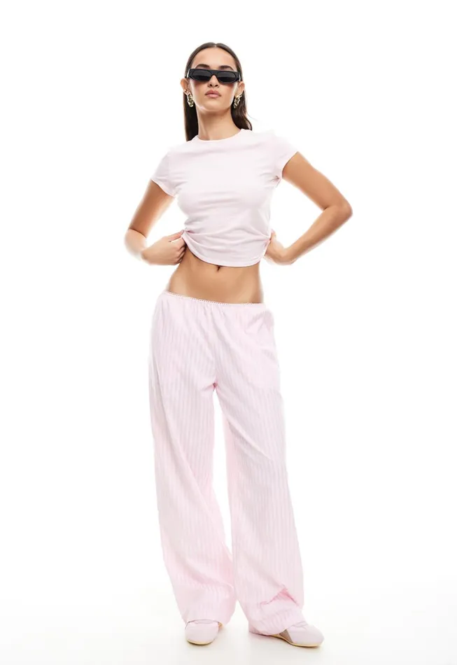 Lioness Fashion IN BLOOM PANT Pale Pink Women Pants