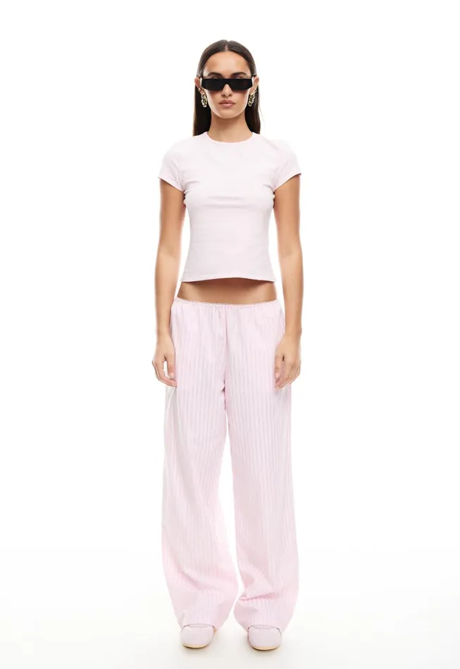 Lioness Fashion IN BLOOM PANT Pale Pink Women Pants Lioness Fashion IN BLOOM PANT Pale Pink Women Pants