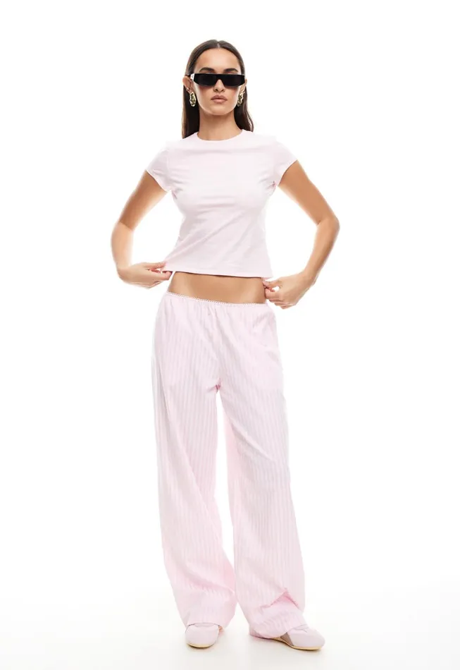 Lioness Fashion IN BLOOM PANT Pale Pink Women Pants Lioness Fashion IN BLOOM PANT Pale Pink Women Pants