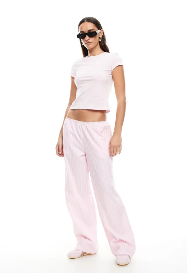 Lioness Fashion IN BLOOM PANT Pale Pink Women Pants Lioness Fashion IN BLOOM PANT Pale Pink Women Pants