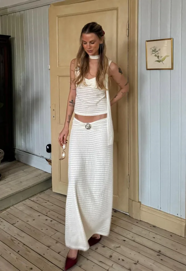 Lioness Fashion IN YOUR DREAMS MAXI SKIRT Beige Women Skirts Lioness Fashion IN YOUR DREAMS MAXI SKIRT Beige Women Skirts