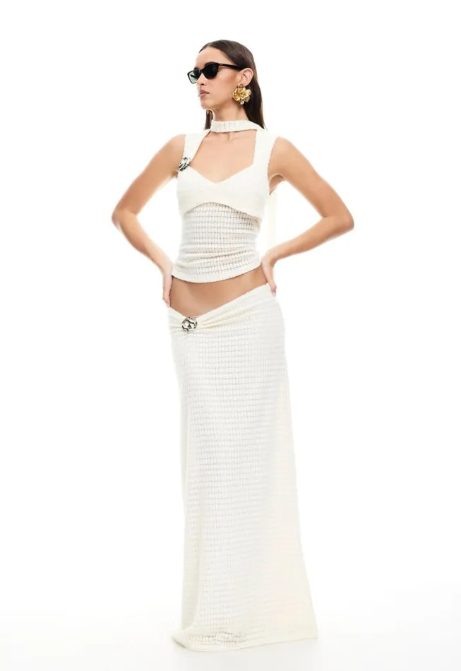 Lioness Fashion IN YOUR DREAMS MAXI SKIRT Beige Women Skirts Lioness Fashion IN YOUR DREAMS MAXI SKIRT Beige Women Skirts