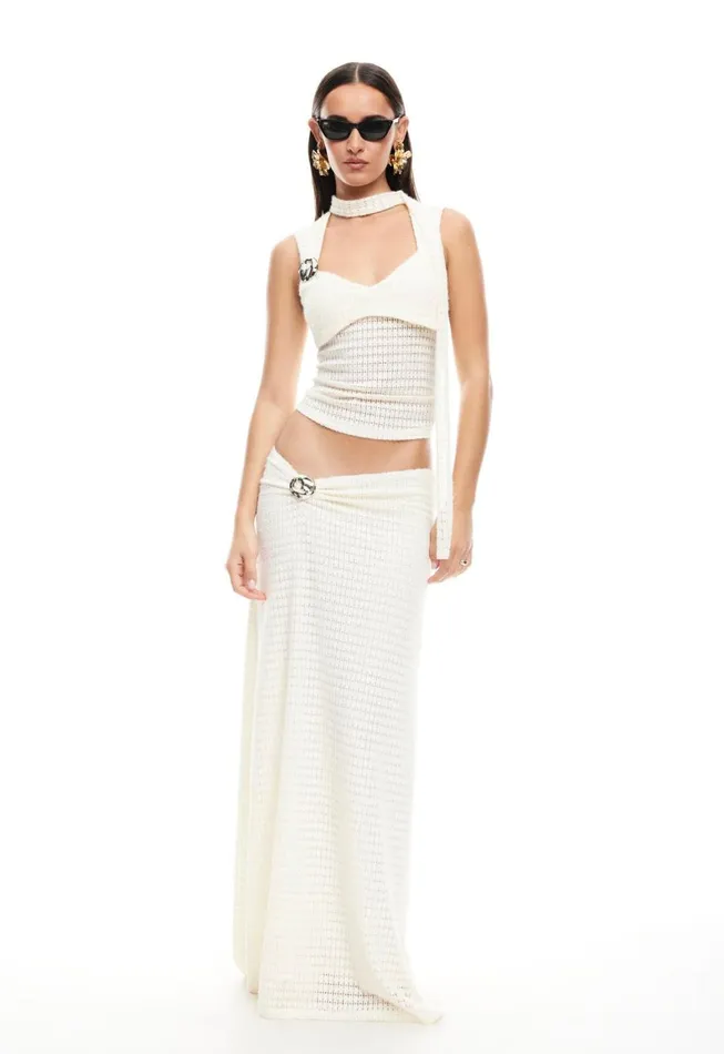 Lioness Fashion IN YOUR DREAMS MAXI SKIRT Beige Women Skirts Lioness Fashion IN YOUR DREAMS MAXI SKIRT Beige Women Skirts