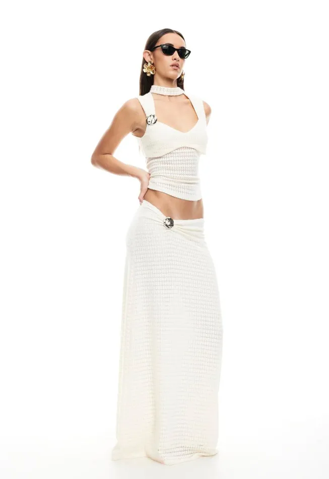 Lioness Fashion IN YOUR DREAMS MAXI SKIRT Beige Women Skirts Lioness Fashion IN YOUR DREAMS MAXI SKIRT Beige Women Skirts