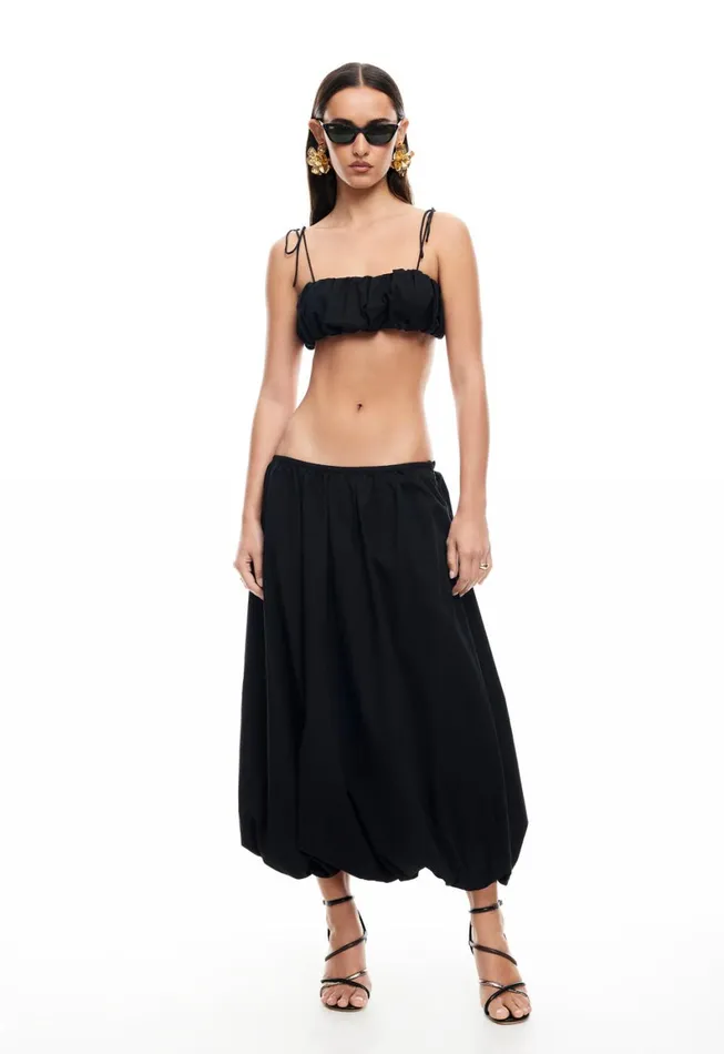Lioness Fashion INTUITION BUBBLE TOP Onyx Women Tops Lioness Fashion INTUITION BUBBLE TOP Onyx Women Tops