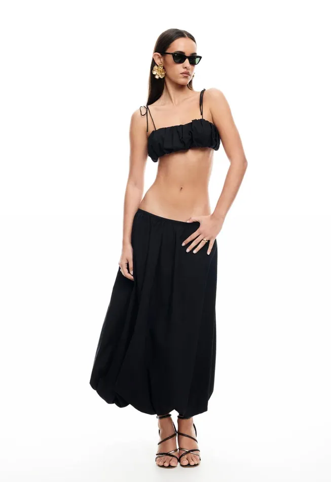 Lioness Fashion INTUITION BUBBLE TOP Onyx Women Tops Lioness Fashion INTUITION BUBBLE TOP Onyx Women Tops