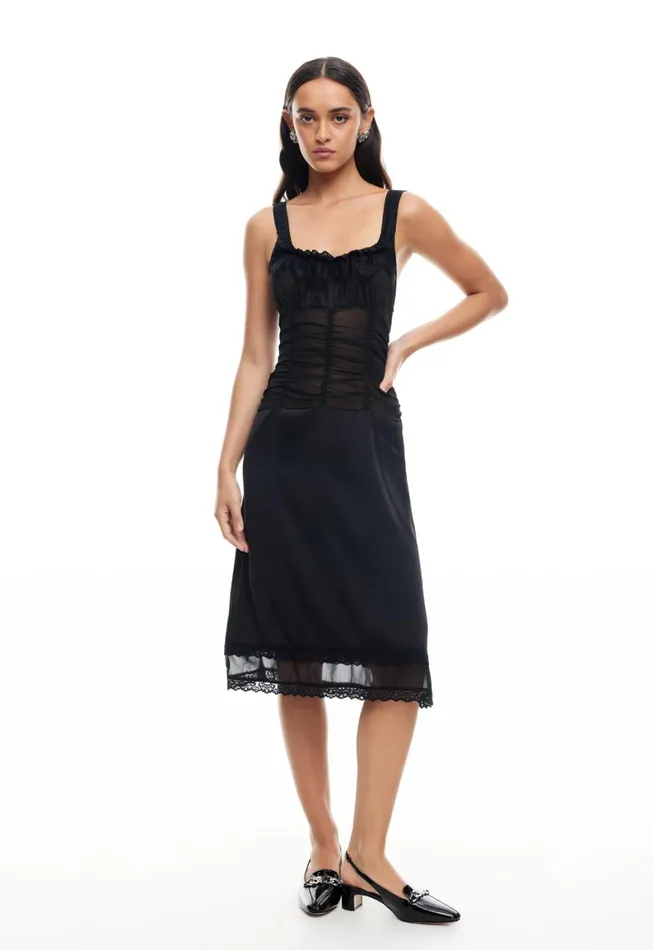 Lioness Fashion KENDALL MIDI Onyx Women Dresses