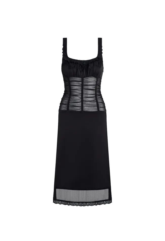 Lioness Fashion KENDALL MIDI Onyx Women Dresses