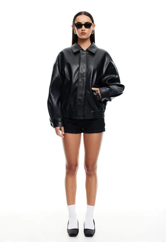 Lioness Fashion KENNY BOMBER Jet Black Women Outerwear