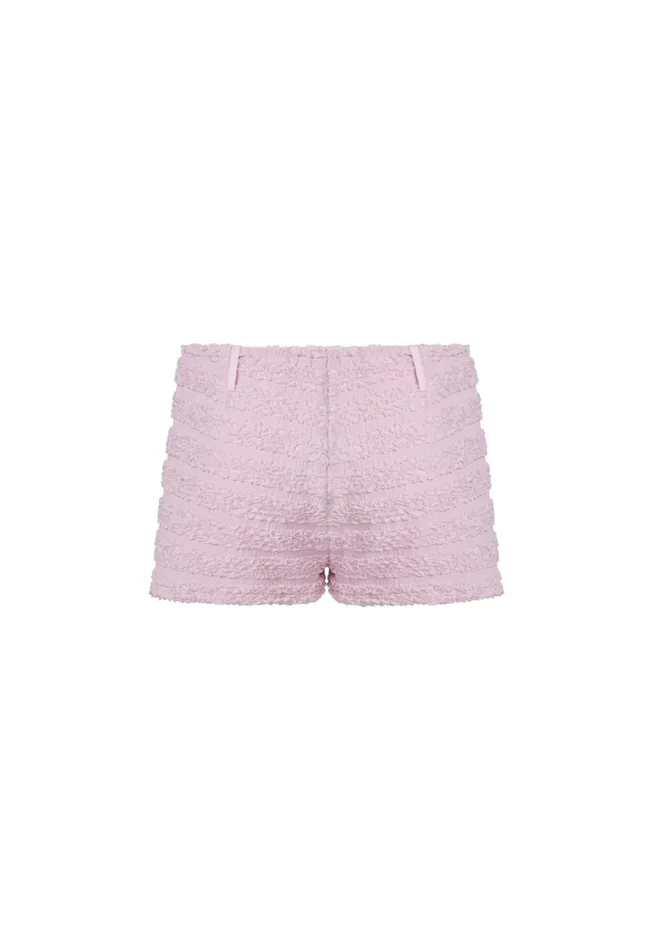 Lioness Fashion RIVIERA RUFFLE SHORT Blush Women Shorts Lioness Fashion RIVIERA RUFFLE SHORT Blush Women Shorts