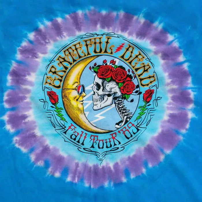 Liquid Blue TShirt Men Lunar Dead TieDye TShirt