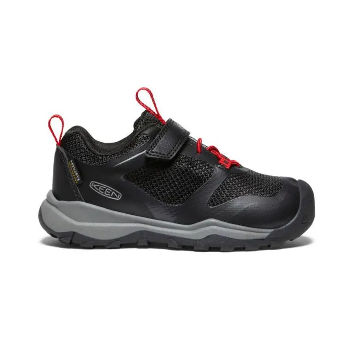 Little Kids039 Wanduro Low Waterproof Black Leather Shoe Kids KEEN Shoes