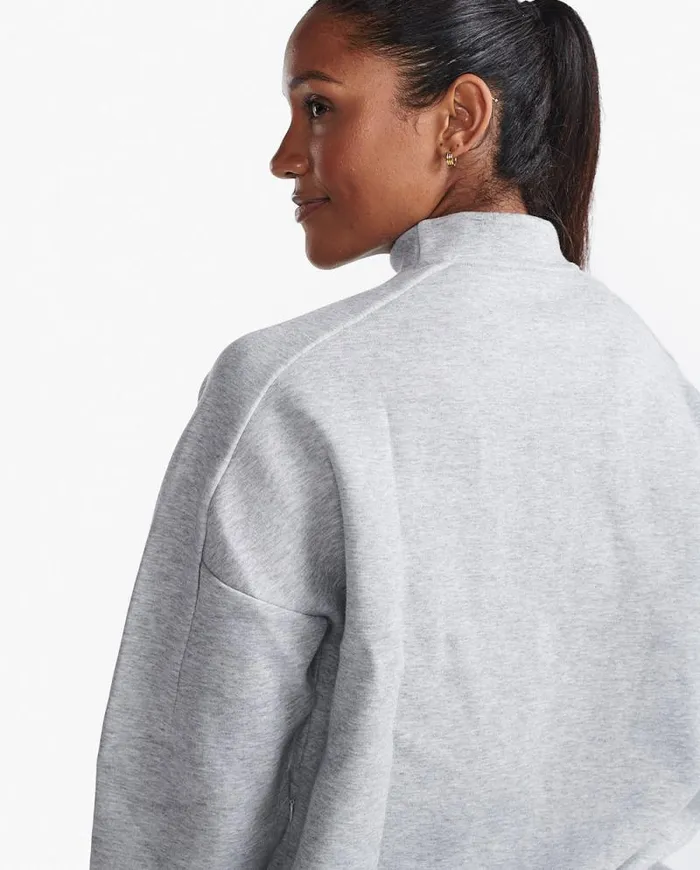 Long Sleeve and Jumpers Womens 2XU Form 12 Zip Grey Marlewhite