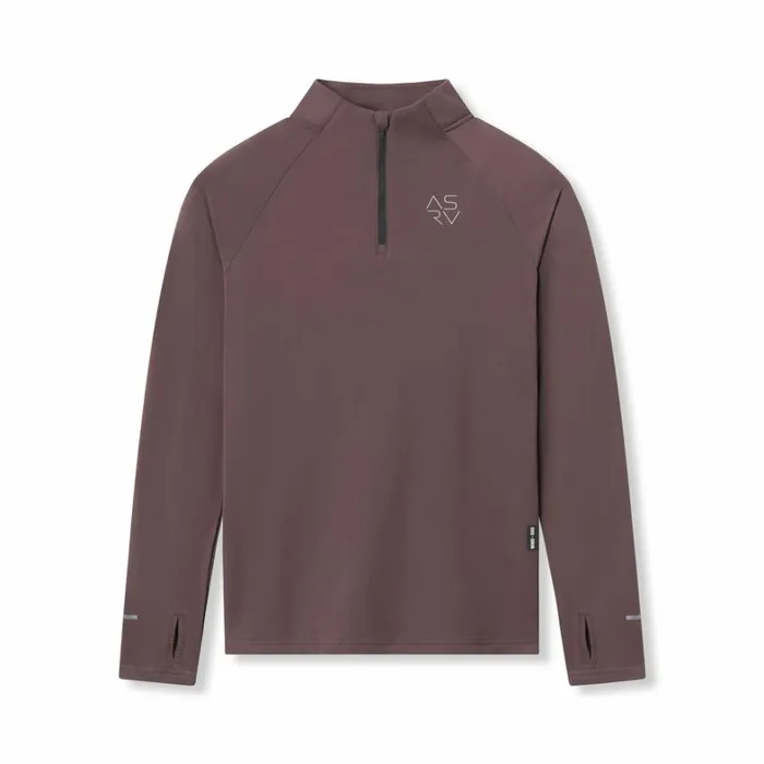 Long Sleeves Men ASRV Thermal Training Quarter Zip Nightshade 034cyber034