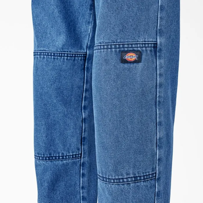Loose Fit Double Knee Jeans Stonewashed Vintage Blue Stonewashed Vintage Blue wvb Men Dickies Double Knee Loose Fit Double Knee Jeans Stonewashed Vintage Blue Stonewashed Vintage Blue wvb Men Dickies Double Knee