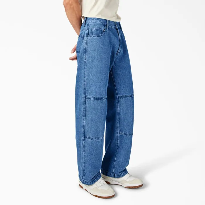 Loose Fit Double Knee Jeans Stonewashed Vintage Blue Stonewashed Vintage Blue wvb Men Dickies Double Knee Loose Fit Double Knee Jeans Stonewashed Vintage Blue Stonewashed Vintage Blue wvb Men Dickies Double Knee