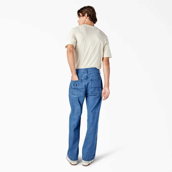 Loose Fit Double Knee Jeans Stonewashed Vintage Blue Stonewashed Vintage Blue wvb Men Dickies Double Knee Loose Fit Double Knee Jeans Stonewashed Vintage Blue Stonewashed Vintage Blue wvb Men Dickies Double Knee