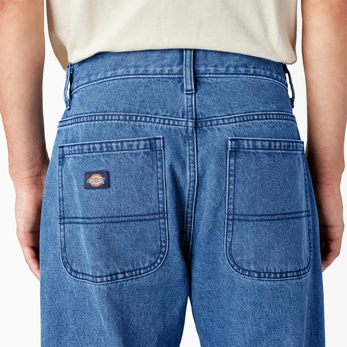 Loose Fit Double Knee Jeans Stonewashed Vintage Blue Stonewashed Vintage Blue wvb Men Dickies Double Knee Loose Fit Double Knee Jeans Stonewashed Vintage Blue Stonewashed Vintage Blue wvb Men Dickies Double Knee