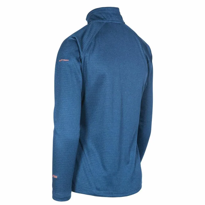 Lopez 12 Zip Fleece Navy Marl Women Trespass Fleece