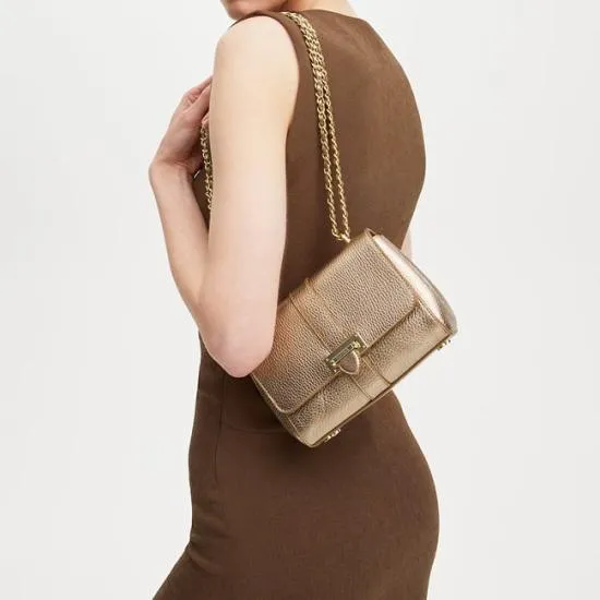 Lottie Bag Champagne Pebble Women Aspinal Of London Shoulder