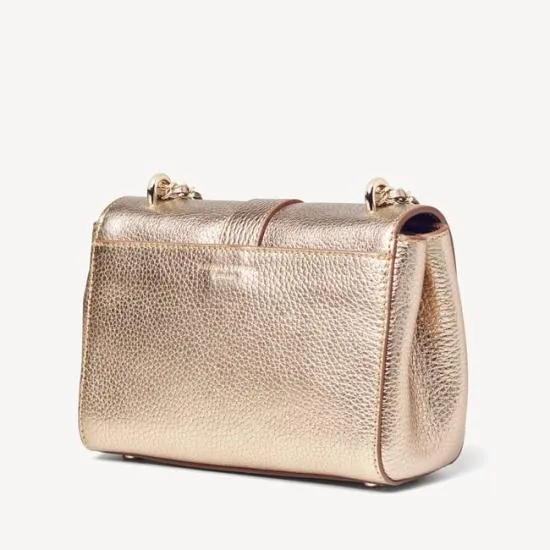Lottie Bag Champagne Pebble Women Aspinal Of London Shoulder