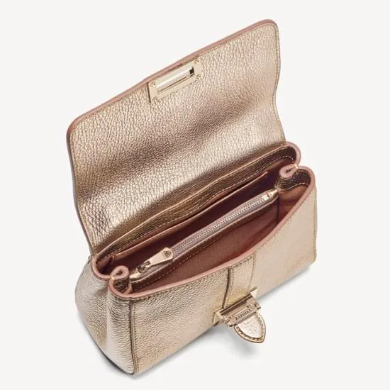 Lottie Bag Champagne Pebble Women Aspinal Of London Shoulder
