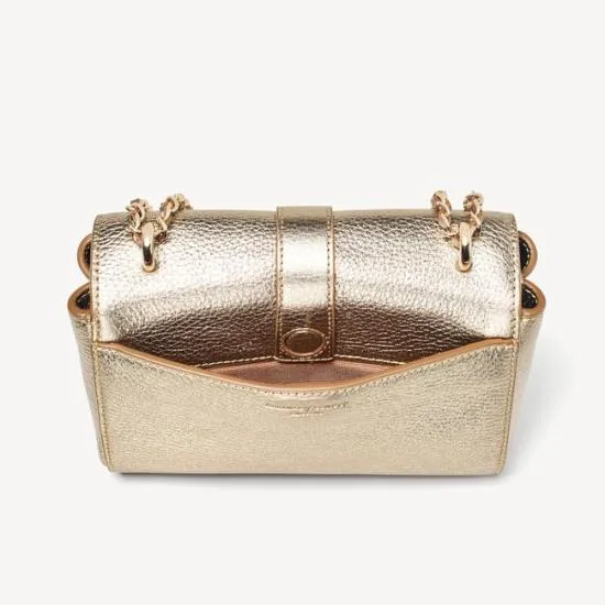 Lottie Bag Champagne Pebble Women Aspinal Of London Shoulder