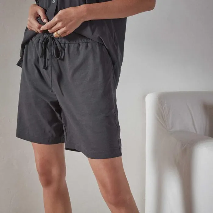 Lounge Women James Perse Clean Finish Jersey Walking Short Magma