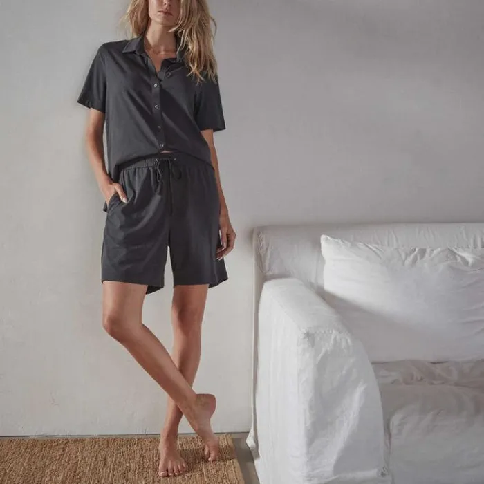 Lounge Women James Perse Clean Finish Jersey Walking Short Magma