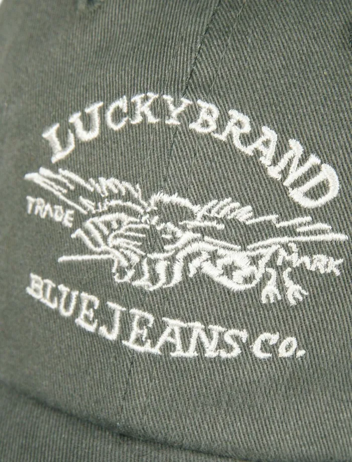Lucky Blue Jeans Co Emb Dad Hat Bright Green Men Lucky Brand Hats