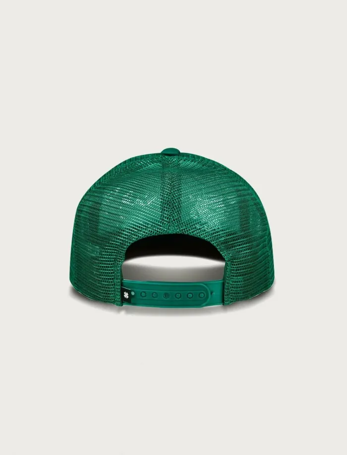 Lucky Collegiate Trucker Hat Dark Green Women Lucky Brand Hats