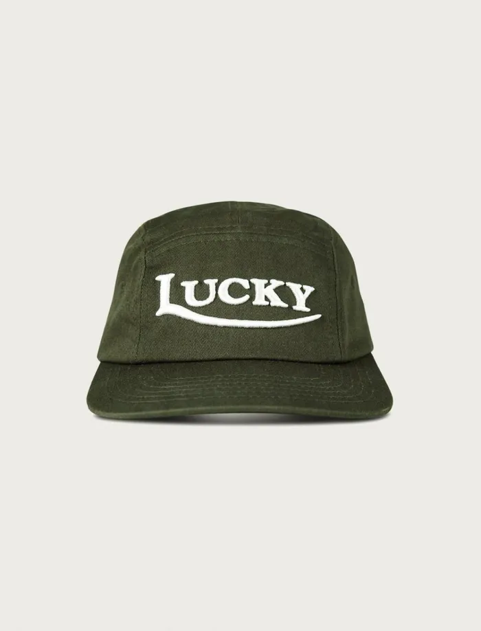 Lucky Emb 5 Panel Hat Light Green Women Lucky Brand Hats