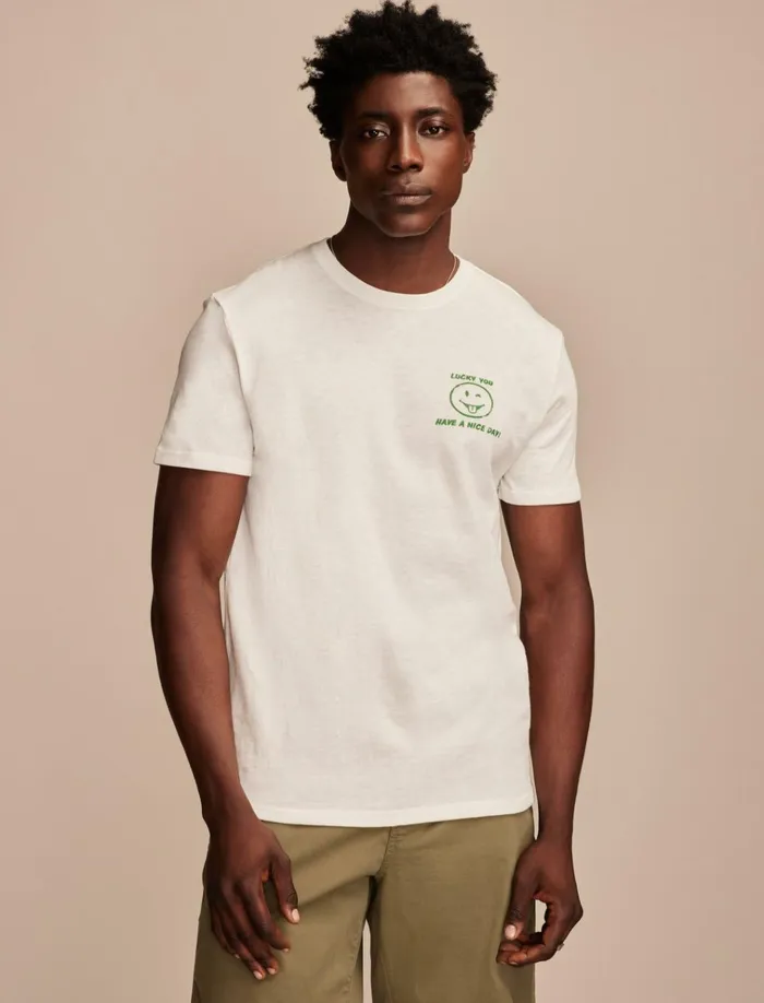 Lucky You Marshmallow Men Lucky Brand Graphic Tees