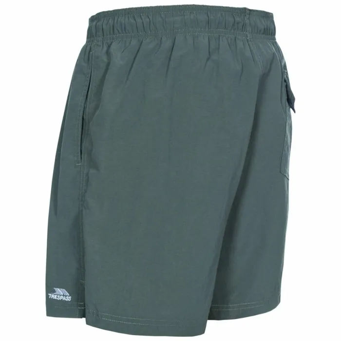 Luena Casual Swim Shorts Olive Men Trespass Shorts