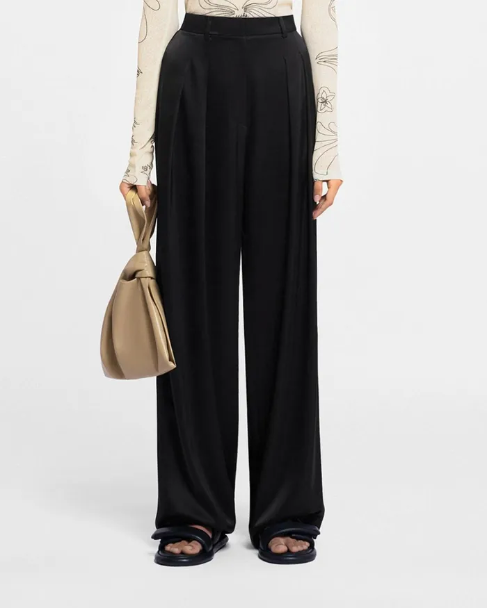 Lynda Black Women Nanushka Pants Lynda Black Women Nanushka Pants