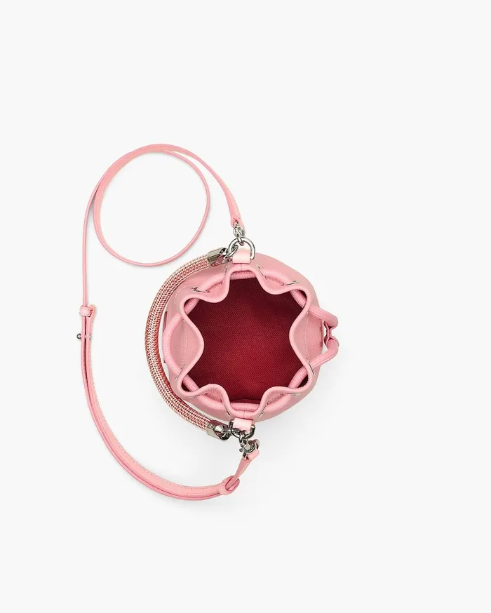 Marc Jacobs Bucket Bags Women The Leather Mini Bucket Bag Ribbon Pink