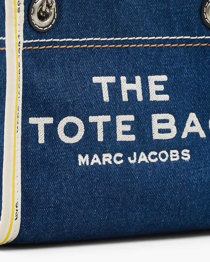 Marc Jacobs Crossbody Bags Women The Denim Chain Crossbody Tote Bag Dark Wash